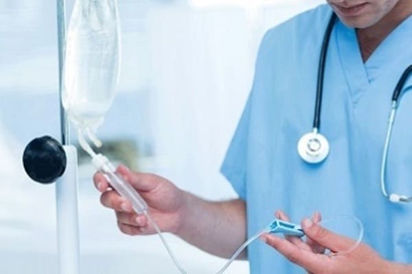 What IV drips are given for food poisoning?
