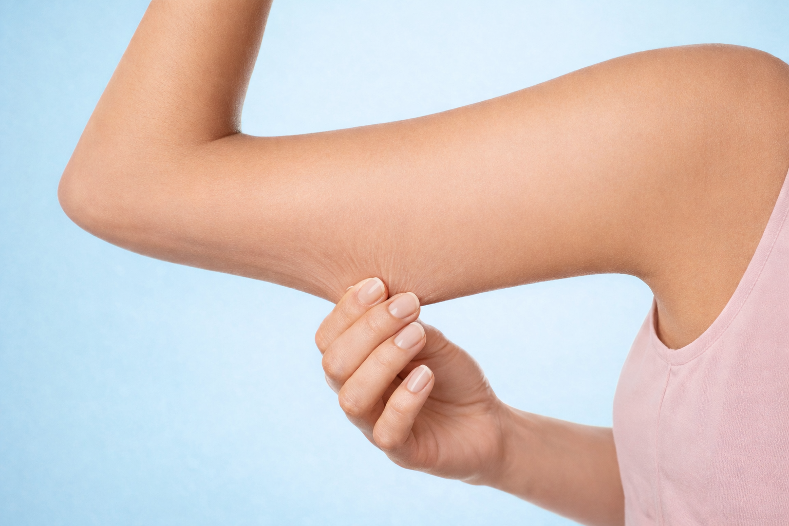 Body areas that benefit most from lipolysis — abdomen, flanks, thighs, arms