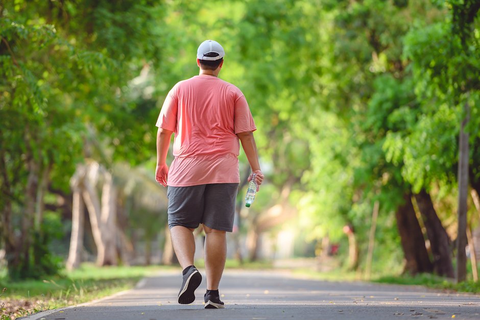 How does walking affect weight loss?