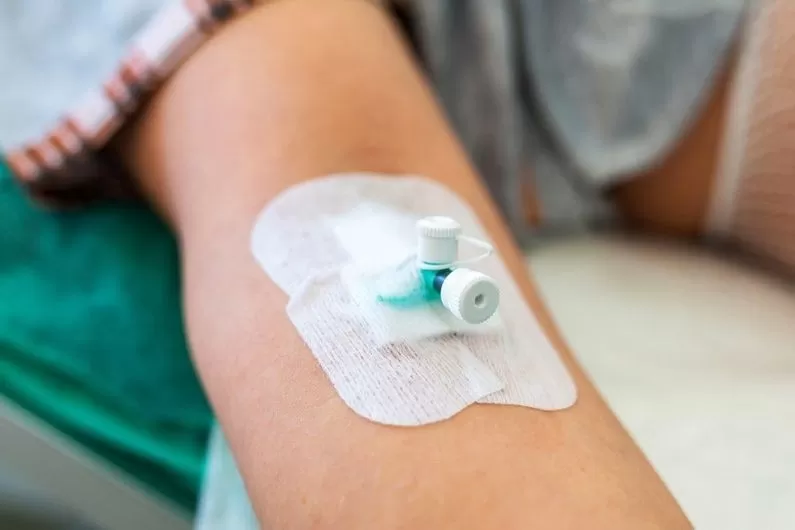 Why does a vein hurt after an IV drip?